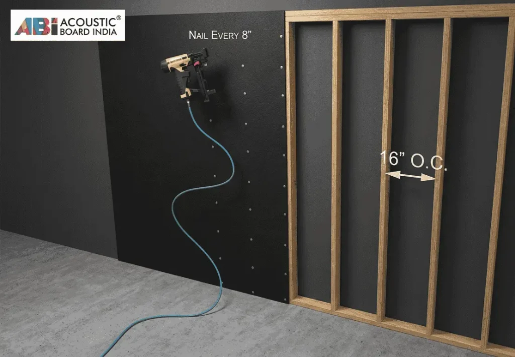 MLV Rubber Sheet Installation