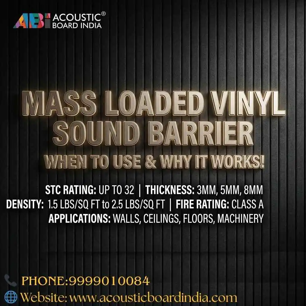 mass loaded vinyl sheet for soundproofing