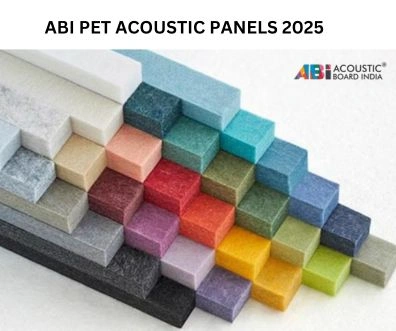 ABI PET acoustic panels 2026 by Acoustic Board India for wall and ceiling sound absorption and noise control