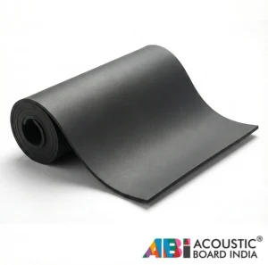 Mass loaded vinyl rubber sheet used for soundproofing by Acoustic Board India
