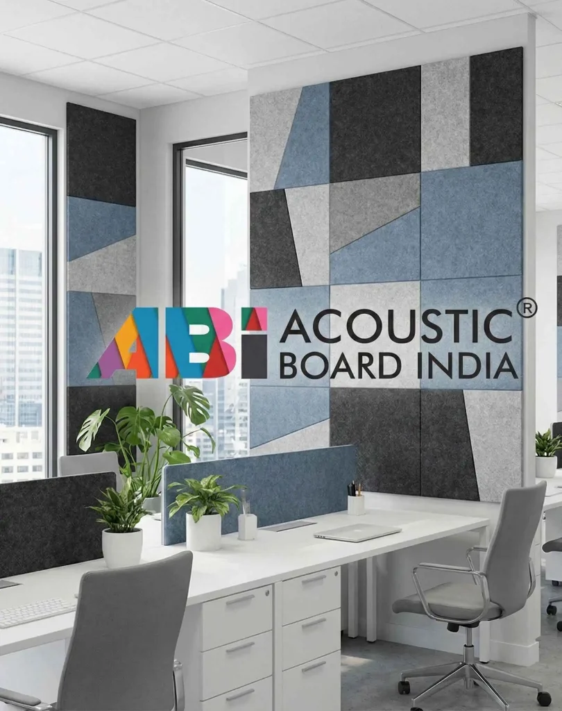 PET acoustic panels for office walls
