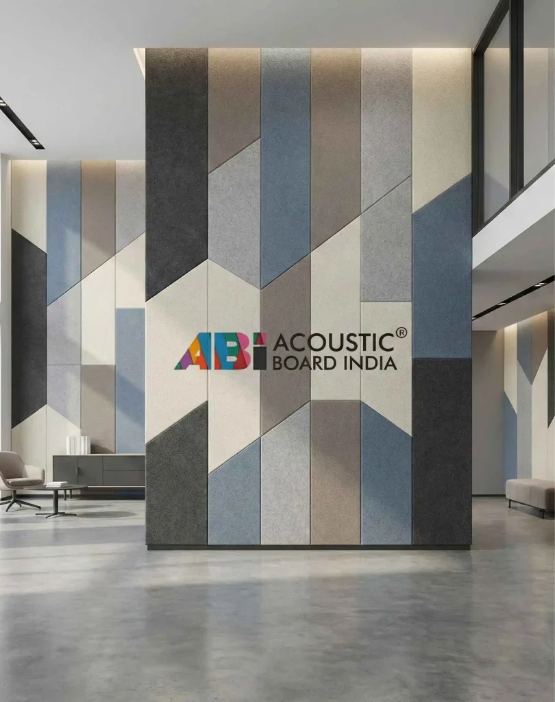 PET acoustic panels for sound absorption