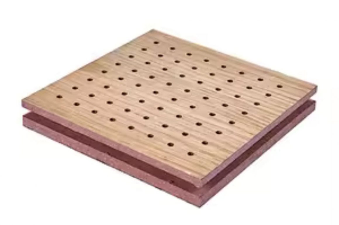 Perforated Wooden Acoustic